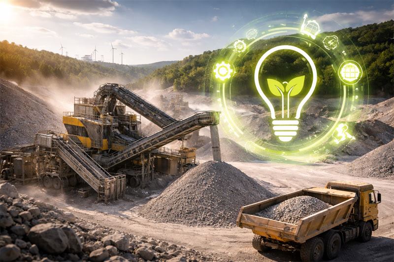Efficienza energetica negli impianti di frantumazione: strategie pratiche per ridurre i consumi in cava