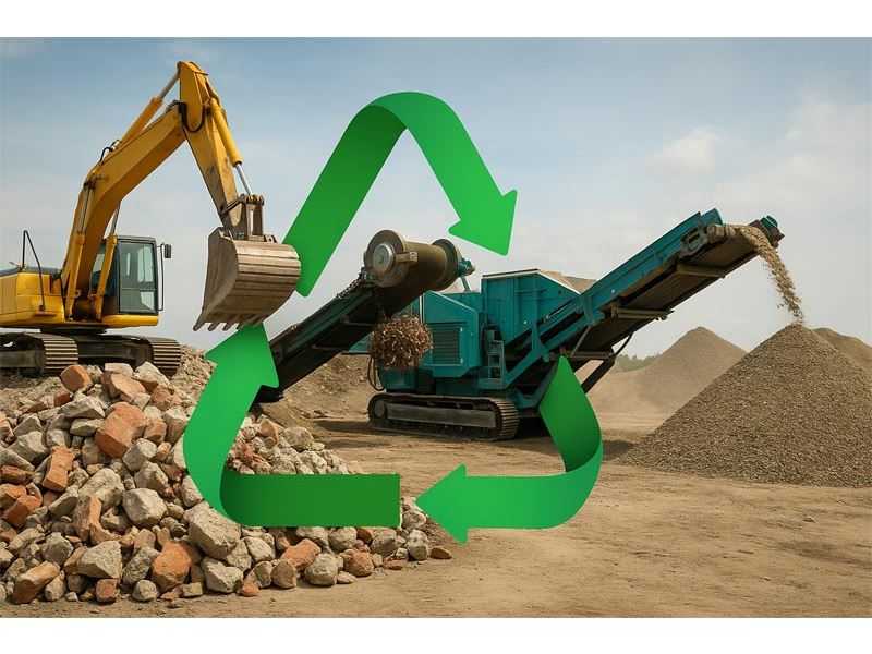 Dal cantiere all’economia circolare: il recupero degli inerti e il Decreto End of Waste 2024 : Notizie su Impianti di frantumazione