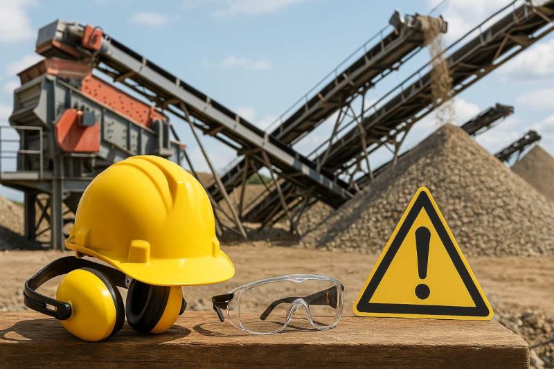 Immagine per Sicurezza negli impianti di frantumazione e vagliatura: normative e buone pratiche